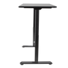 Dellonda Black Electric Height Adjustable Standing Desk, 1400 x 700mm Dual Motor 100kg