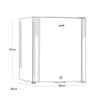 Baridi Ultra-Quiet Mini Drinks Fridge 25L Capacity