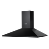 Baridi Cooker Hood, Chimney Style with Carbon Filters 90cm - Black