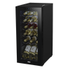 Baridi 18 Bottle Wine Fridge & Cooler - Black