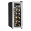 Baridi 12 Bottle Wine Fridge & Cooler - Stainless Steel