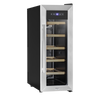Baridi 12 Bottle Wine Fridge & Cooler - Stainless Steel