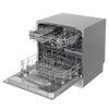 Baridi Tabletop Dishwasher 8 Place Settings 8L Capacity - Silver