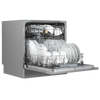 Baridi Tabletop Dishwasher 8 Place Settings 8L Capacity - Silver