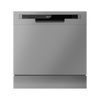 Baridi Tabletop Dishwasher 8 Place Settings 8L Capacity - Silver
