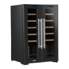 Baridi 24 Bottle Dual Zone Wine Fridge & Cooler