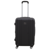 Dellonda Lightweight ABS Luggage Set with TSA Lock - Black