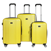 Dellonda Lightweight ABS Luggage Set with TSA Lock - Yellow