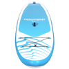 Dellonda Inflatable Stand-Up Paddle Board 10'6" - Light Blue/White