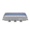 Dellonda Deluxe Steel Frame Swimming Pool with Filter Pump 13ft