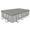 Dellonda Rectangular Swimming Pool Top Cover & Rope Ties for DL22