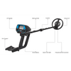 Dellonda Lightweight Metal Detector with High Accuracy Pinpoint Function