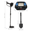 Dellonda Lightweight Metal Detector with High Accuracy Pinpoint Function