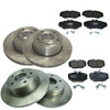 Discovery 2 front and rear brake disc and pad kit with Britpart brake pads D2BRAKEKIT