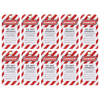 Lockout Safety Tag 10pc
