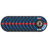 115mm Zirconium Flap Discs 80Grit 22mm Bore - Pack of 10