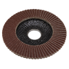 115mm Aluminium Oxide Flap Discs 80Grit 22mm Bore - Pack of 10