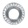 Zinc Plated Serrated Flange Nut M10 - Pack of 100