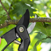Bypass Secateurs with Soft Grip Handle, 3-Stage Safety Lock & Carbon Steel Blade, 220mm