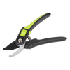 Bypass Secateurs with Soft Grip Handle, 3-Stage Safety Lock & Carbon Steel Blade, 220mm