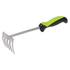Hand Rake with Soft Grip Handle & Stainless Steel Tines 310mm