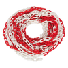 Plastic Chain 25m x 6mm - Red/White