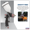 Premier Professional HVLP Gravity Feed Touch-Up Spray Gun 1mm Set-Up