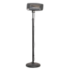 Infrared Quartz Patio Heater with Telescopic Floor Stand 2000W/230V