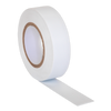 PVC Insulating Tape 19mm x 20m, White - Pack of 10