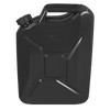 Screw Cap Metal Jerry Can 20L - Black