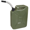 Screw Cap Metal Jerry Can 20L - Green