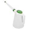 Oil Container with Flexible Spout 5L - Green Lid