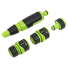 Deluxe Hose Nozzle & Connector Set 4pc