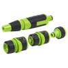 Deluxe Hose Nozzle & Connector Set 4pc