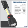 Torch/Inspection Light 3W COB & 3W LED