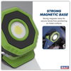 Rechargeable 360° Pocket Floodlight with Magnet 7W COB LED - Green
