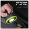 Rechargeable 360° Pocket Floodlight with Magnet 7W COB LED - Green