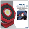 Rechargeable 360° Pocket Floodlight with Magnet 7W COB LED - Red