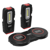 Inspection Light (x2) with Double Wireless Charging Base 3W COB & 1W SMD LED