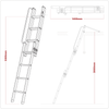 3-Section Loft Ladder - EN 14975