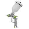 Premier Professional LVLP Gravity Feed Spray Gun 1.4mm Set-Up