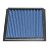 Britpart Peak Performance Air Filter for Defender Td5, blue and black rectangular automotive air filter.
