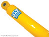 Britpart Suspension +2" Lift Kit Coil Spring & Shock Medium Load for Discovery 1, yellow shock absorber with blue and white Britpart logo. Britpart Suspension +2" Lift Kit Coil Spring & Shock Medium Load for Discovery 1, yellow shock absorber with blue and white Britpart logo.