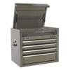 Premier Heavy-Duty Topchest 4 Drawer 675mm - Stainless Steel