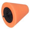 Buffing & Polishing Foam Cone - Orange/Firm