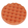 Hook-and-Loop Buffing & Polishing Foam Head 150 x 25mm - Orange/Firm - PTCCHW150O