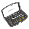 Siegen Socket & Bit Set 1/4"Sq Drive 31pc