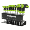 Siegen T-Handle Ball-End Hex Key Set 10pc