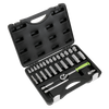 Siegen Socket Set 3/8"Sq Drive 28pc