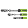Siegen Extendable Flexi-Head Ratchet Wrench Set 3pc